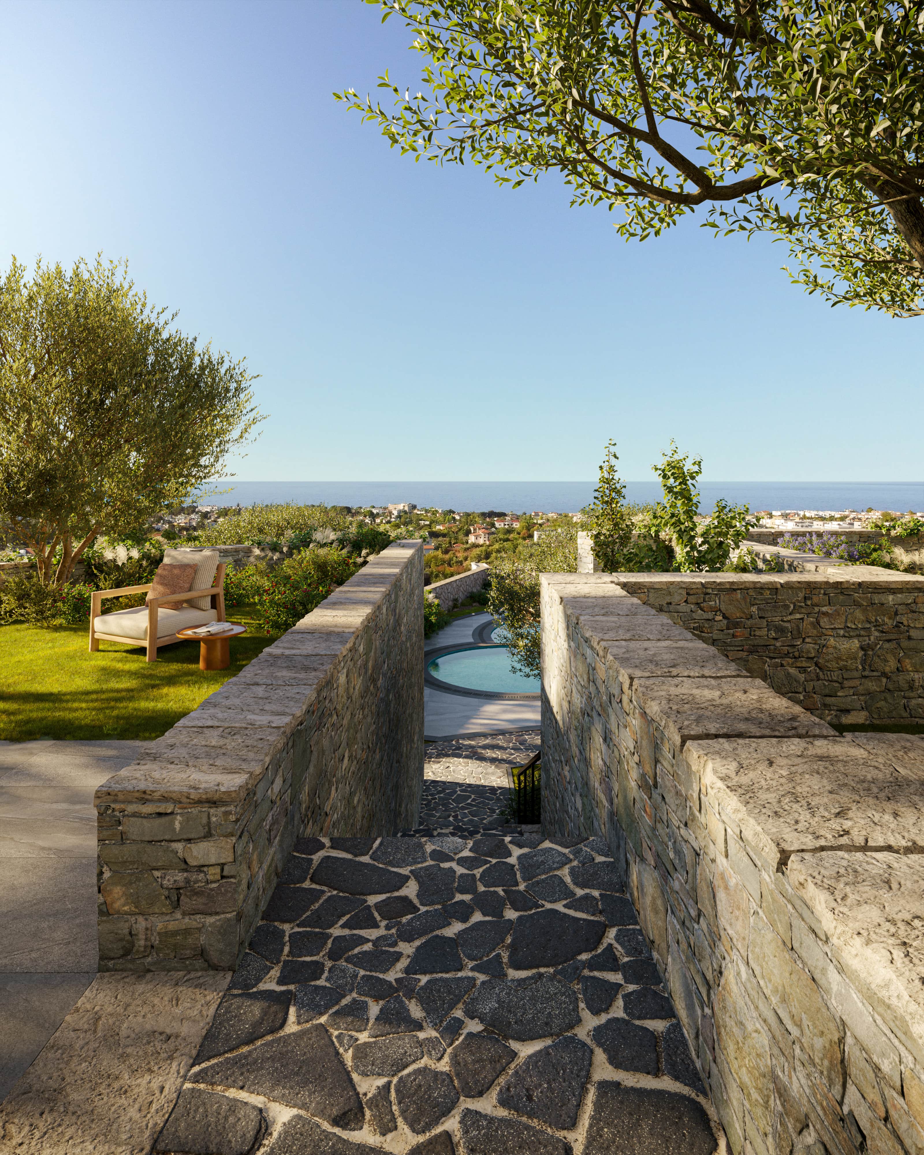 The Mediterranean sea from your home